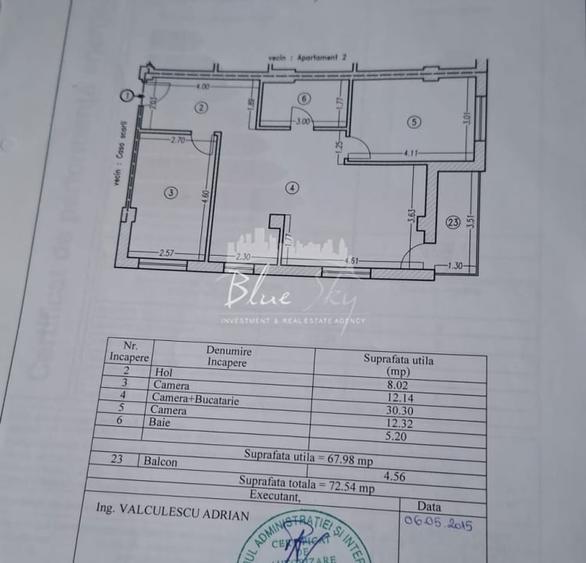 Primo - 3 Camere Decomandat 73 mp ,Bloc 2014 , Parcare Inclusa , Curte Privata - 17