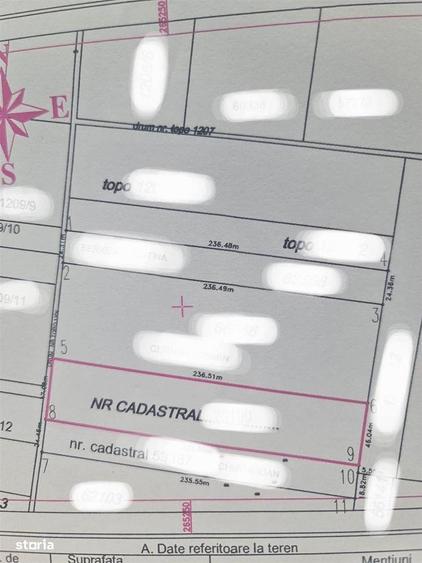 Teren extravilan Nojorid 11000mp - 1