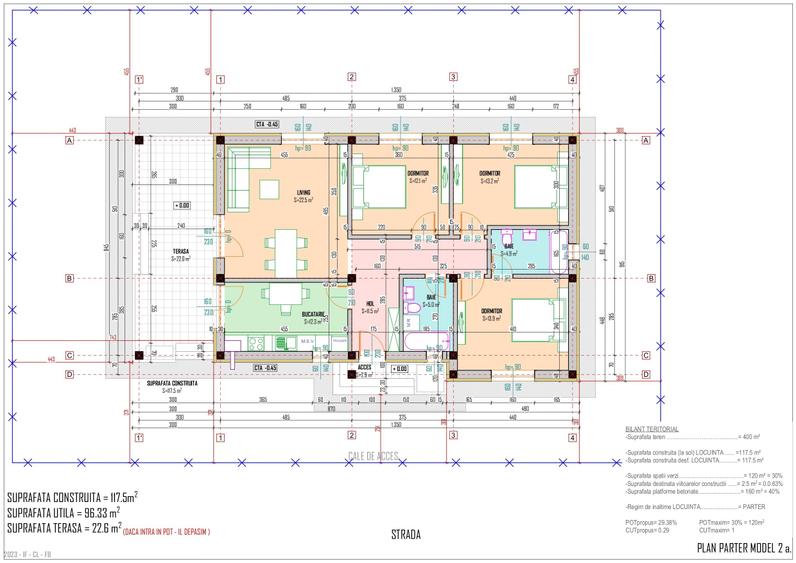 OFERTA Vile individuale parter, 4 camere, teren 410 mp, 125.000 EURO- Clinceni! - 8