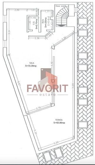 COMISION 0%. Spatiu de inchiriat in centrul Timisoarei. Disponibil imediat - 32