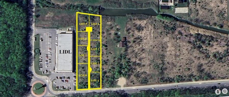 SNAGOV - Ghermanesti, lipit de Lidl, 1129 mp. teren intravilan construibil - 7