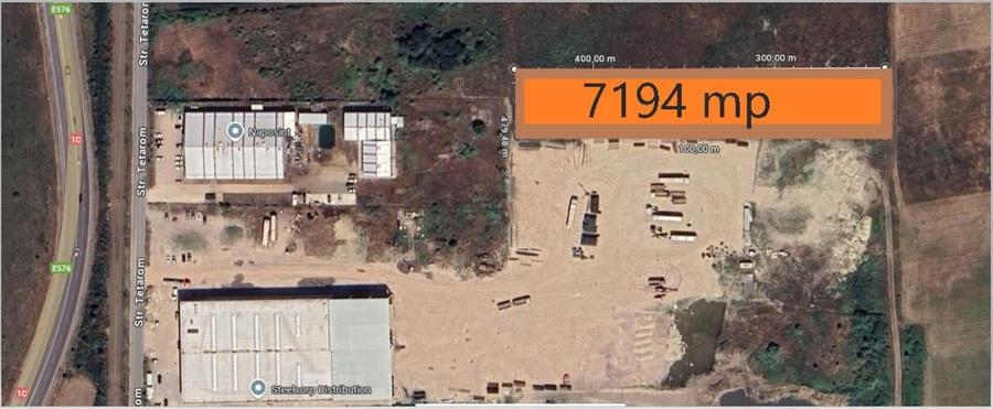 Teren 7194 mp Rascruci  zonă industrială în proximitatea  Parcului Tetarom III - 1