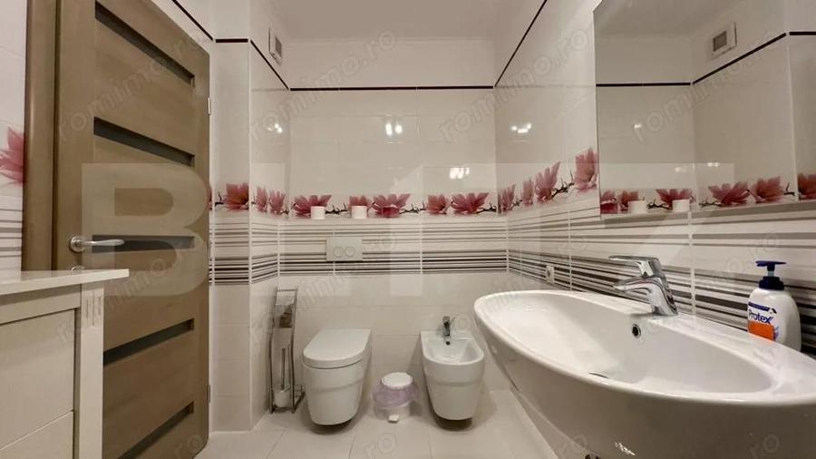 Bloc nou, 3 camere, 2 bai, terasa 23 mp, mobilat ?i utilat - 9