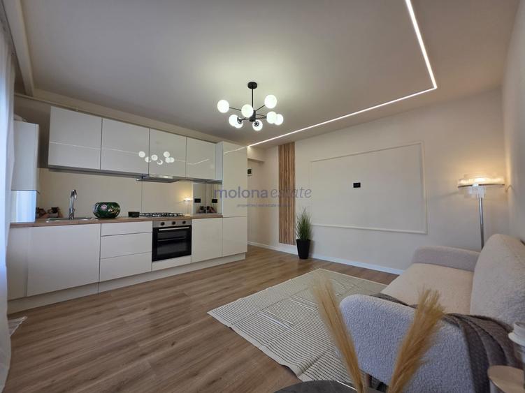 Apartament cu 2 camere semidecomandat, mobilat în Florești