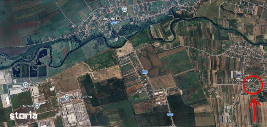 Teren de 1453 mp, în Jucu