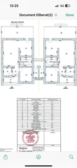 Duplex cu 5 camere cu Canalizare în Nord
