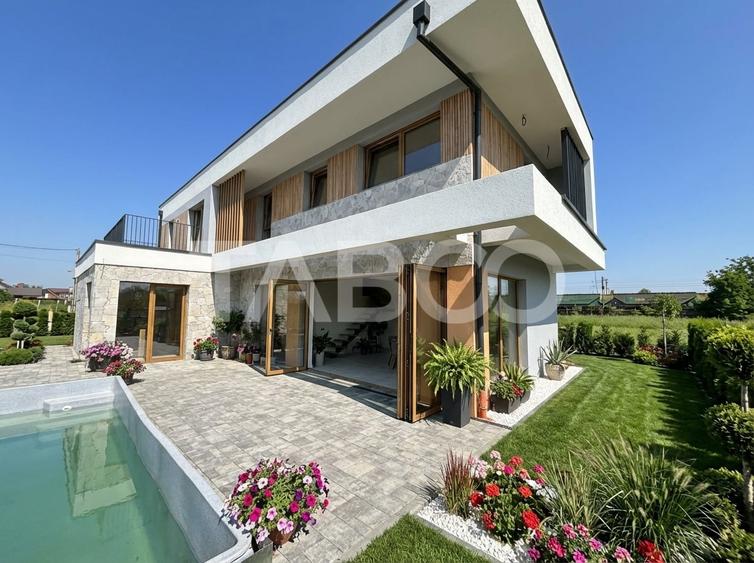 Vila moderna calitate premium 5 camere curte cu piscina Sannicoara - 3