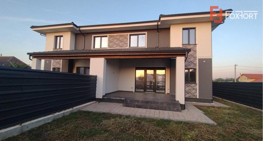 Duplex 5 camere, Becicherecu Mic - Garaj, terasa, Interior la Rosu - 27