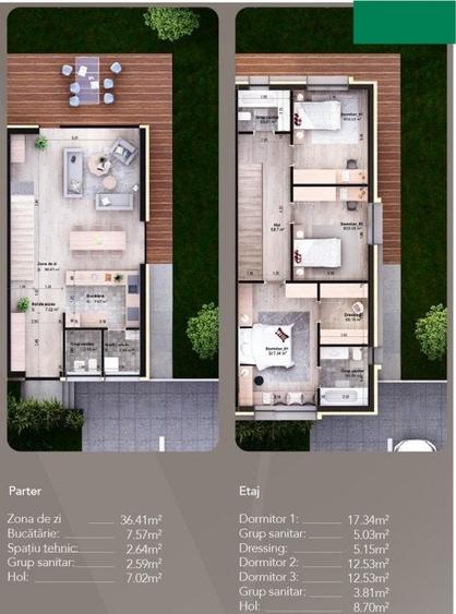 Duplex 4 camere | 120mp | 0 comision | Balotesti | Complex Rezidential Nou - 3