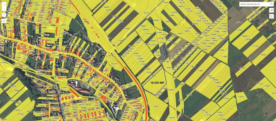 Teren Construcții extravilan de 18500 mp, în Șelimbăr