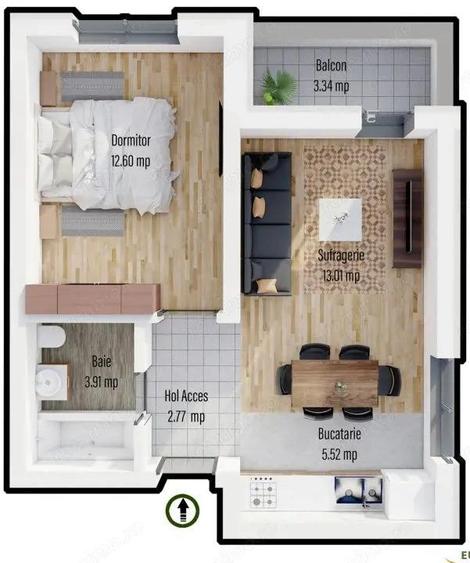 Ap. 2 cam. martie 2026 zona Militari Residence - 4