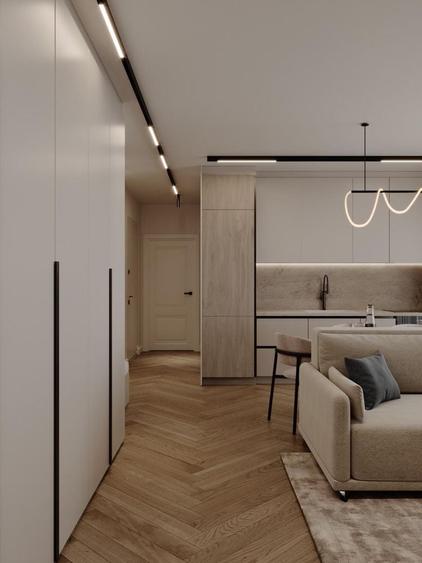 Apartament cu 3 camere semidecomandat în Florești