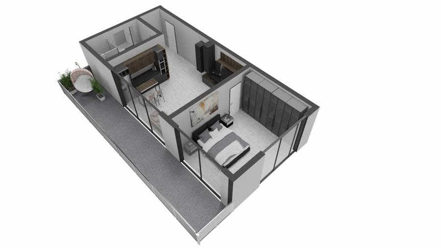 Apartament 2 camere Mamaia- OBA Lake - Proiect finalizat- Parcare inclusa. - 1