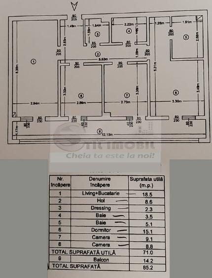 Ap 4 cam parcare și boxă, etaj 1, mobilat si utilat,Păcurari –179.000€ - 17
