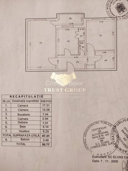 Apartament 2 camere Polona | etaj 4 din 8 | an 1982 | bl reabilitat Apartament 2 camere Polona | etaj 4 din 8 | an 1982 | bl reabilitat