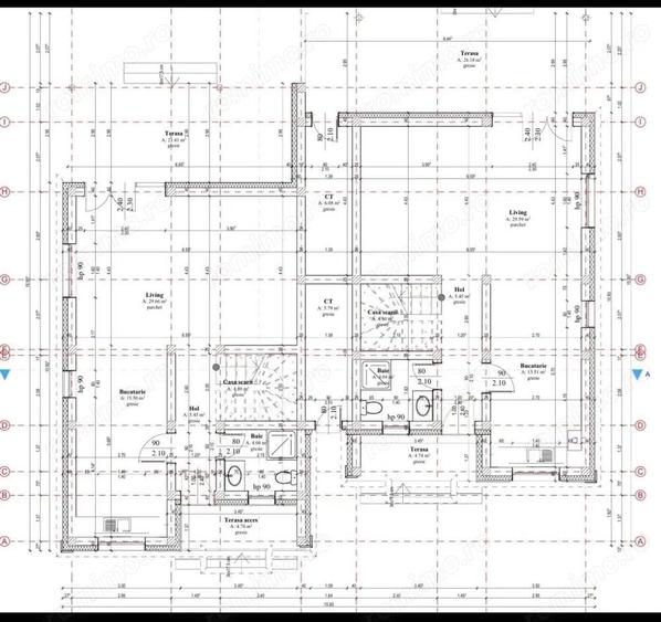 Individuala Sacalaz P+E,4Camere,3 Bai,Proiect Modern - 8
