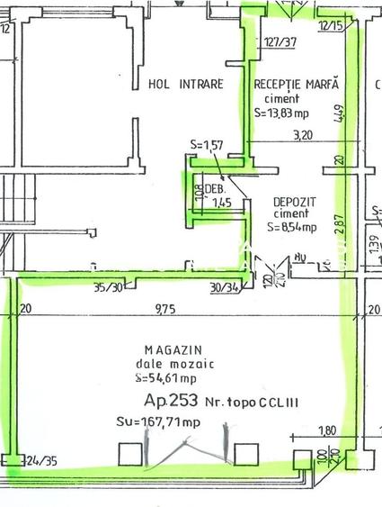 Spatiu de inchiriat 78 de mp Grigorescu - 1