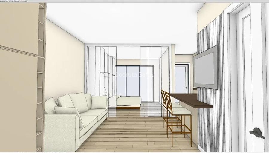 Apartament de 39,49mp cu parcare pe strada Sopor