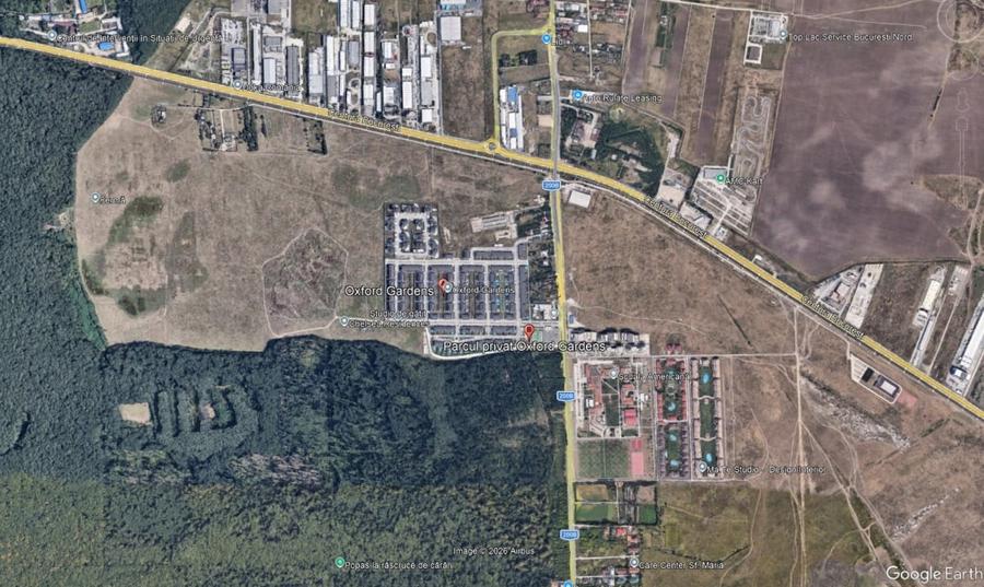 Teren Construcții intravilan de 51800 mp, în Voluntari