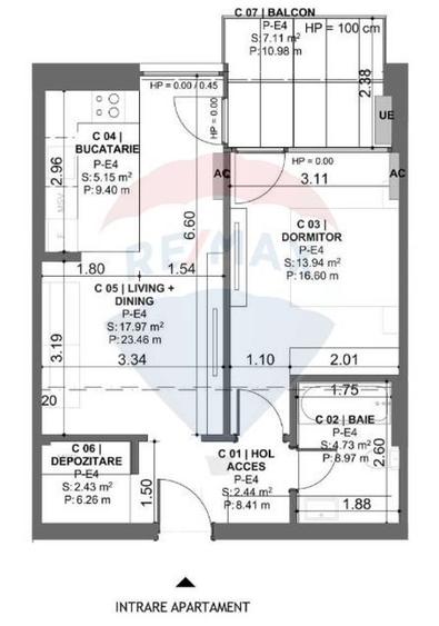 Apartament cu 2 camere decomandat, mobilat în Dobroești