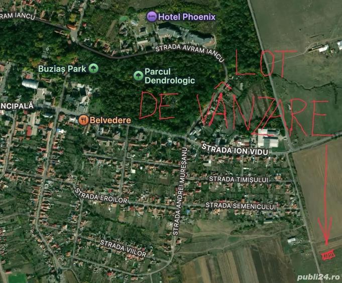 Teren de 510 mp, în Central