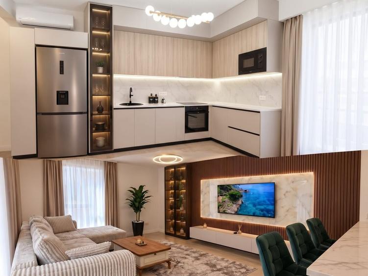 Apartament cu 2 camere decomandat, mobilat în Universitate