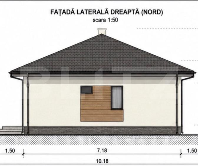 Casă cu 3 camere în Ghiroda
