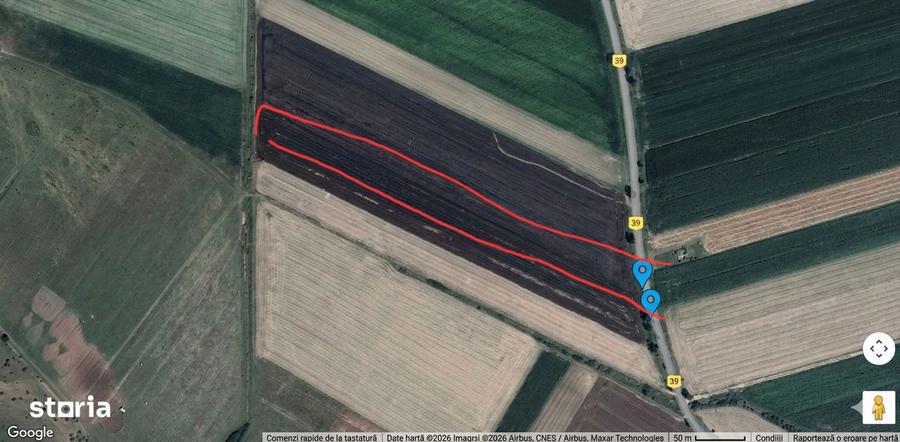 Teren de 77000 mp, în Hălchiu
