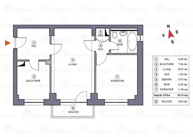 Particular, inchiriere ap. 2 camere, vizavi metrou Titan - 4