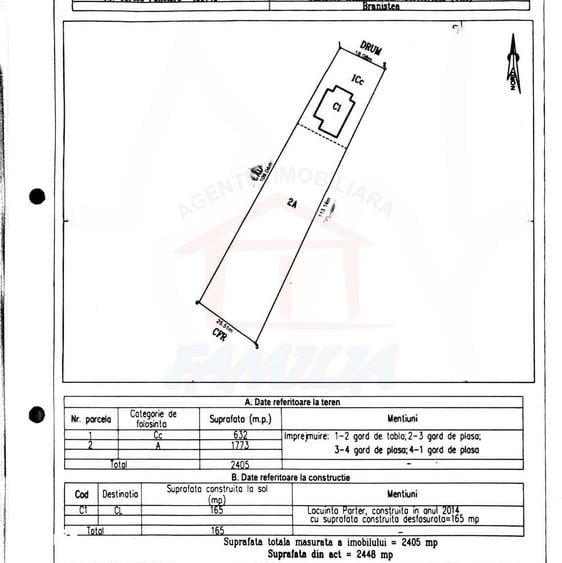 96000 Euro casa+garaj+teren 2.405mp in com Branistea, sat V. Alecsand - 5