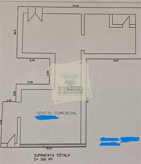 Spațiu comercial, de 115 mp, în Mihai Viteazul