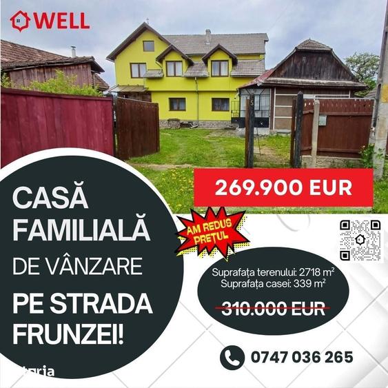 Casă cu 4 camere cu Teren 2718 Mp în Întorsura Buzăului