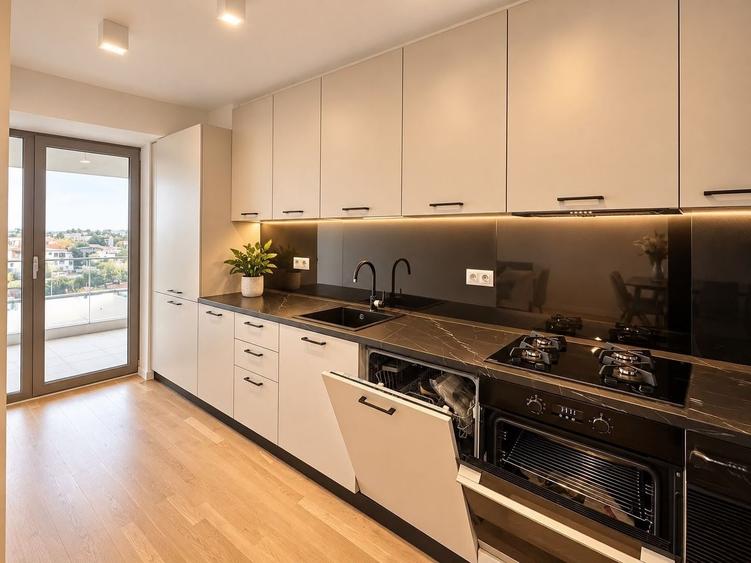 Apartament cu 3 camere decomandat, mobilat în Băneasa