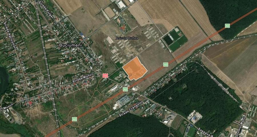 Teren intravilan de 48269 mp, în Sud