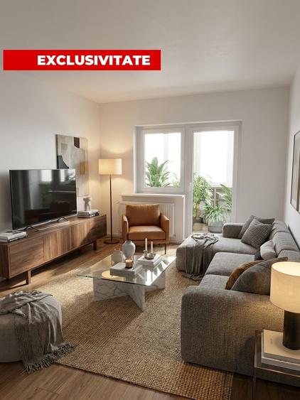 Apartament cu 3 camere decomandat în Popa Șapcă