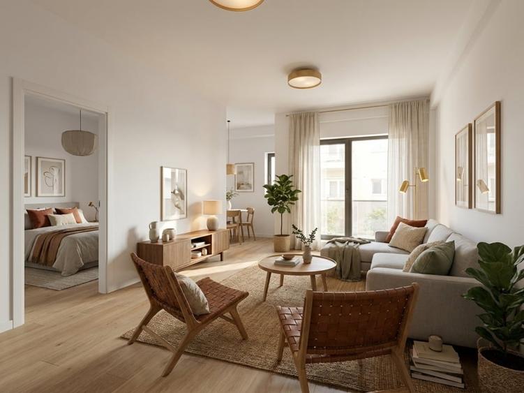 Apartament cu 2 camere semidecomandat în Dacia