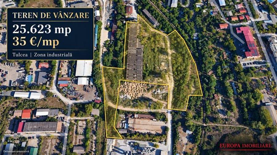 Teren Construcții intravilan de 25623 mp, în Zona Industrială
