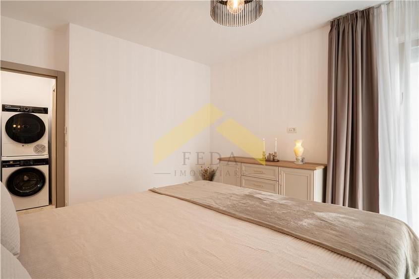 Apartament cu 3 camere semidecomandat, mobilat în UTA