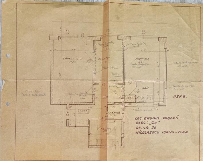 Apartament cu 3 camere decomandat în Prelungirea Ghencea