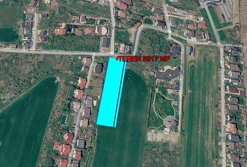 Teren Construcții intravilan de 3917 mp, în Balotești