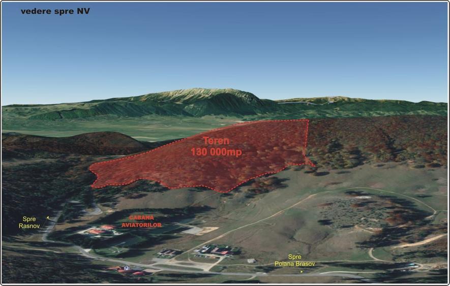 Teren Construcții intravilan de 130000 mp, în Poiana Brașov