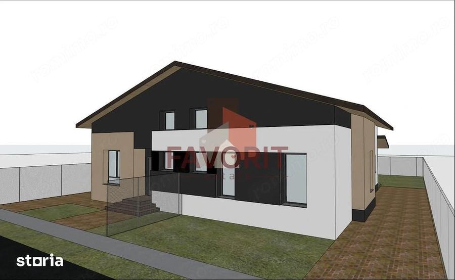 Casă cu 3 camere cu Teren 300 Mp în Săcălaz