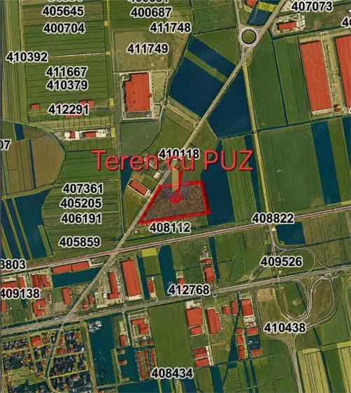 Teren de 30000 mp, în Ghiroda