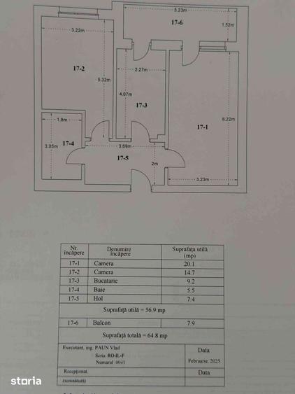 Apartament cu 2 camere în Theodor Pallady