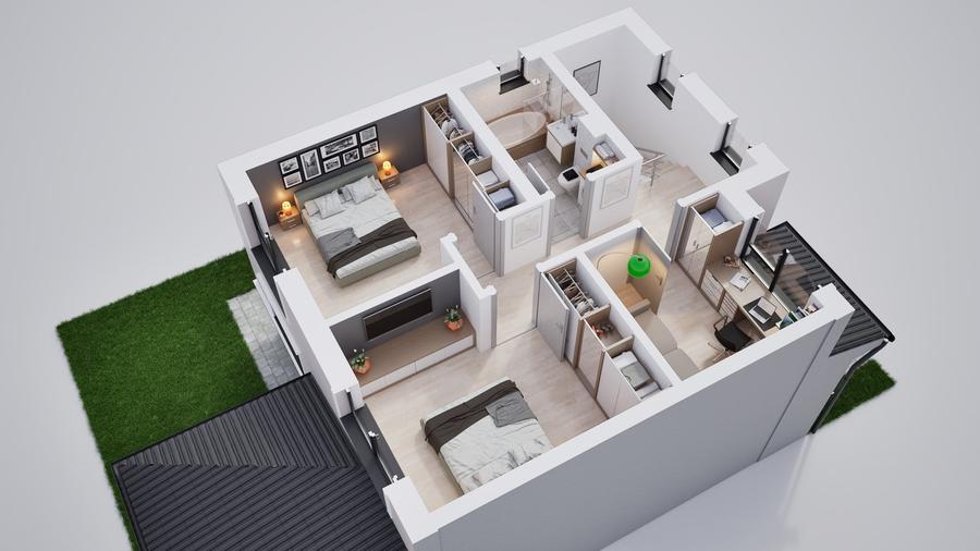 Duplex cu 4 camere cu Canalizare în Șura Mică