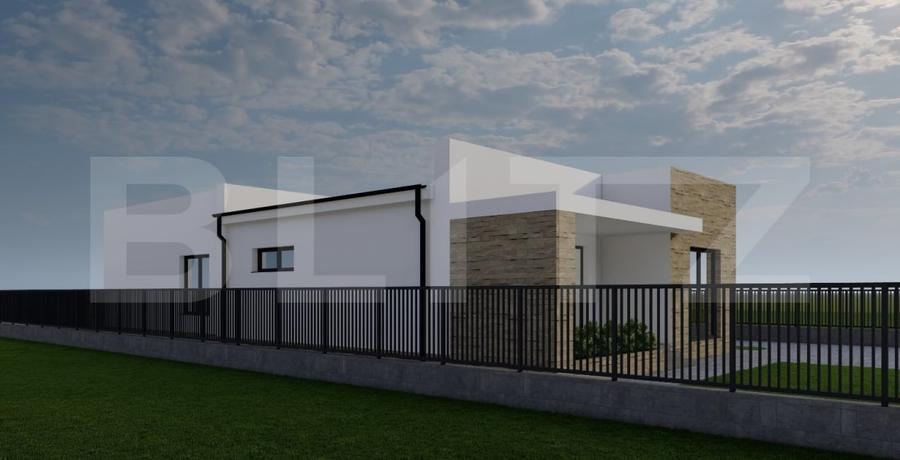 Teren Construcții intravilan de 521 mp, în Est