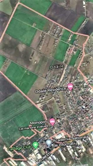 Teren de 3400 mp, în Odăile