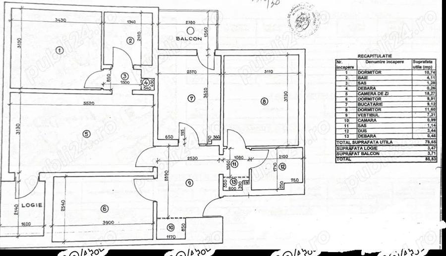 Apartament 4 camere de vanzare renovat complet decomandat zona Tei - 4