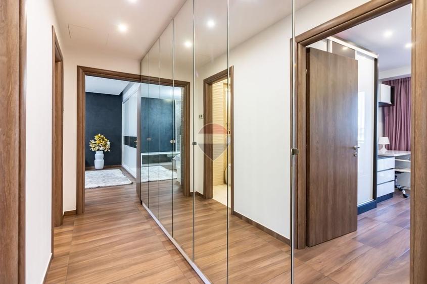 Apartament cu 4 camere decomandat, mobilat în Barbu Văcărescu