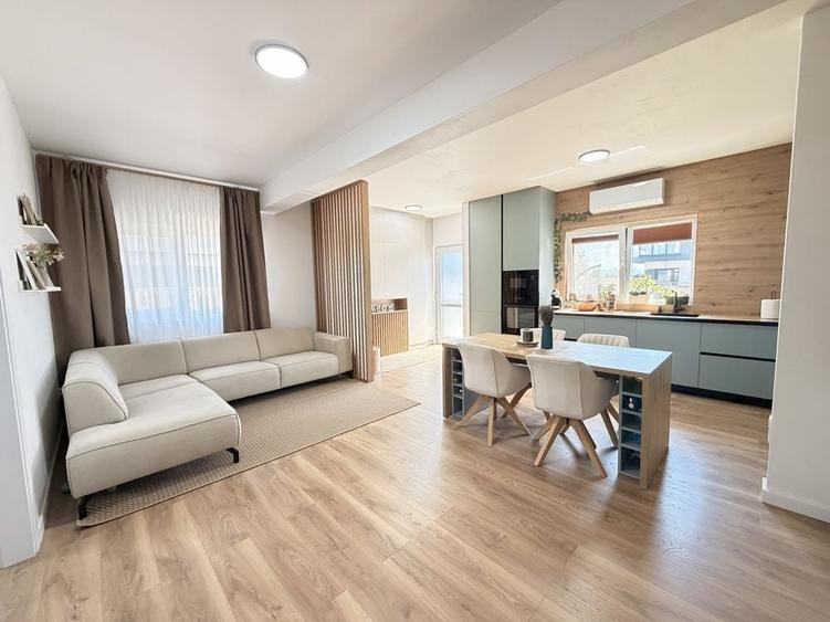 Apartament 2 camere mobilat premium, curte privata 80 mp - 1